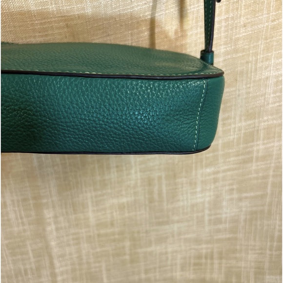 COACH Box Crossbody Bag In Pebble Leather Bright Jade $250 MSRP - Picture 10 of 13